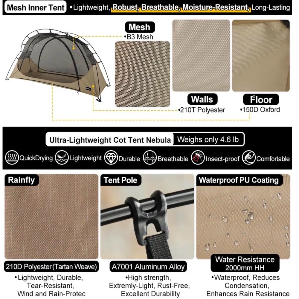 Ultra-Lightweight Tent - Picture 2 of 4